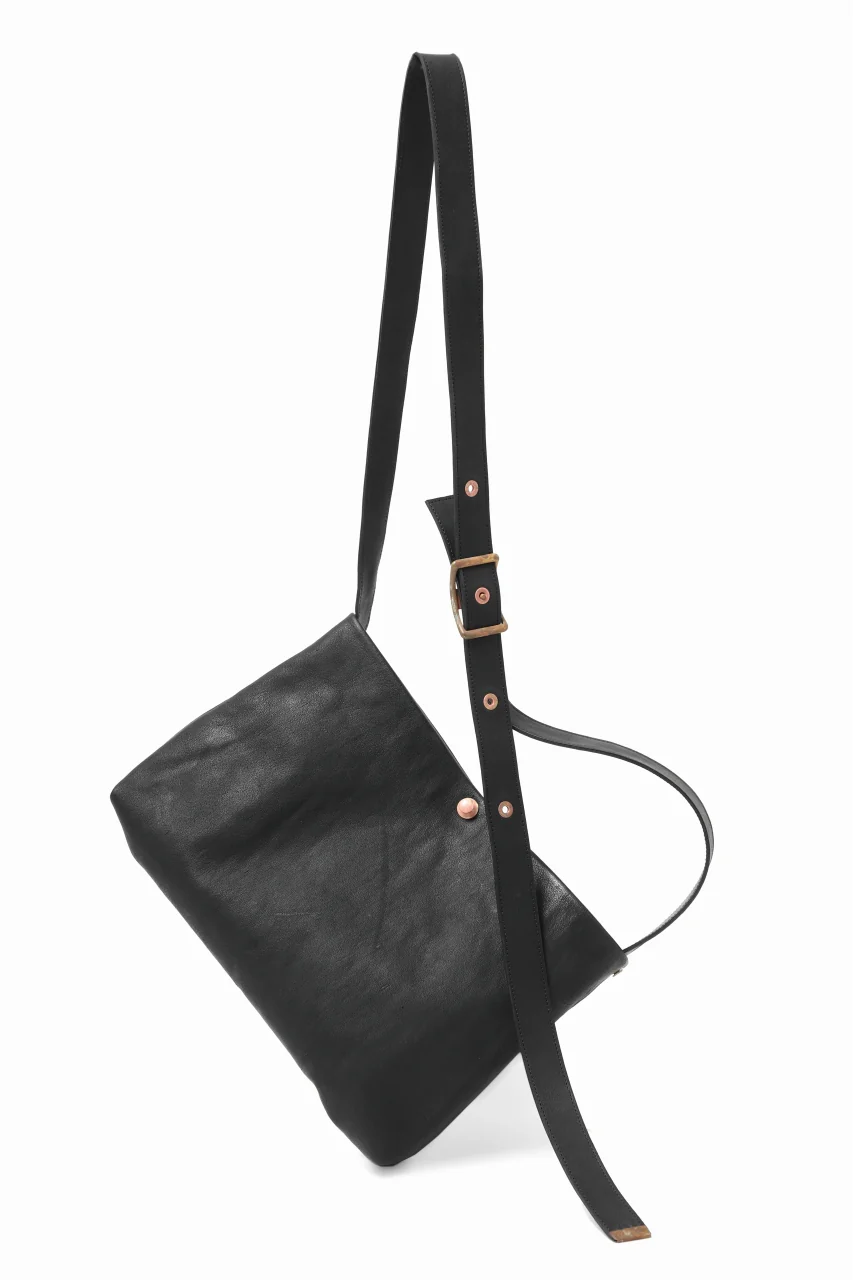 ierib exclusive practical-583 shoulder bag / Natural Camel (BLACK) - Image 2