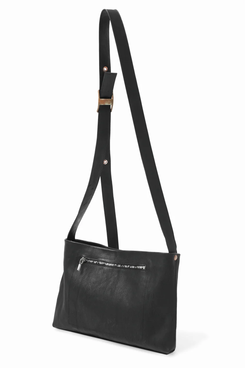 ierib exclusive practical-583 shoulder bag / Natural Camel (BLACK) - Image 7