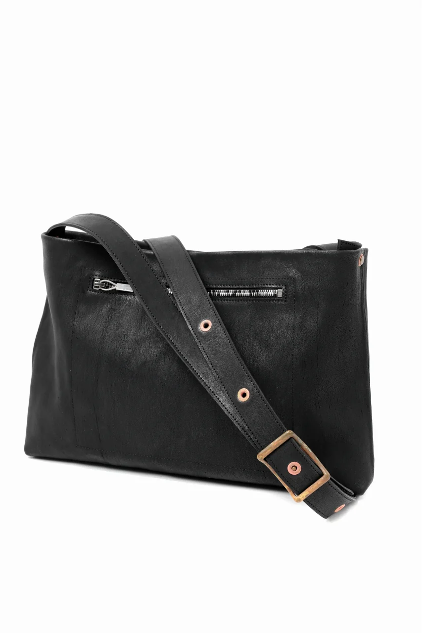 ierib exclusive practical-583 shoulder bag / Natural Camel (BLACK) - Image 9