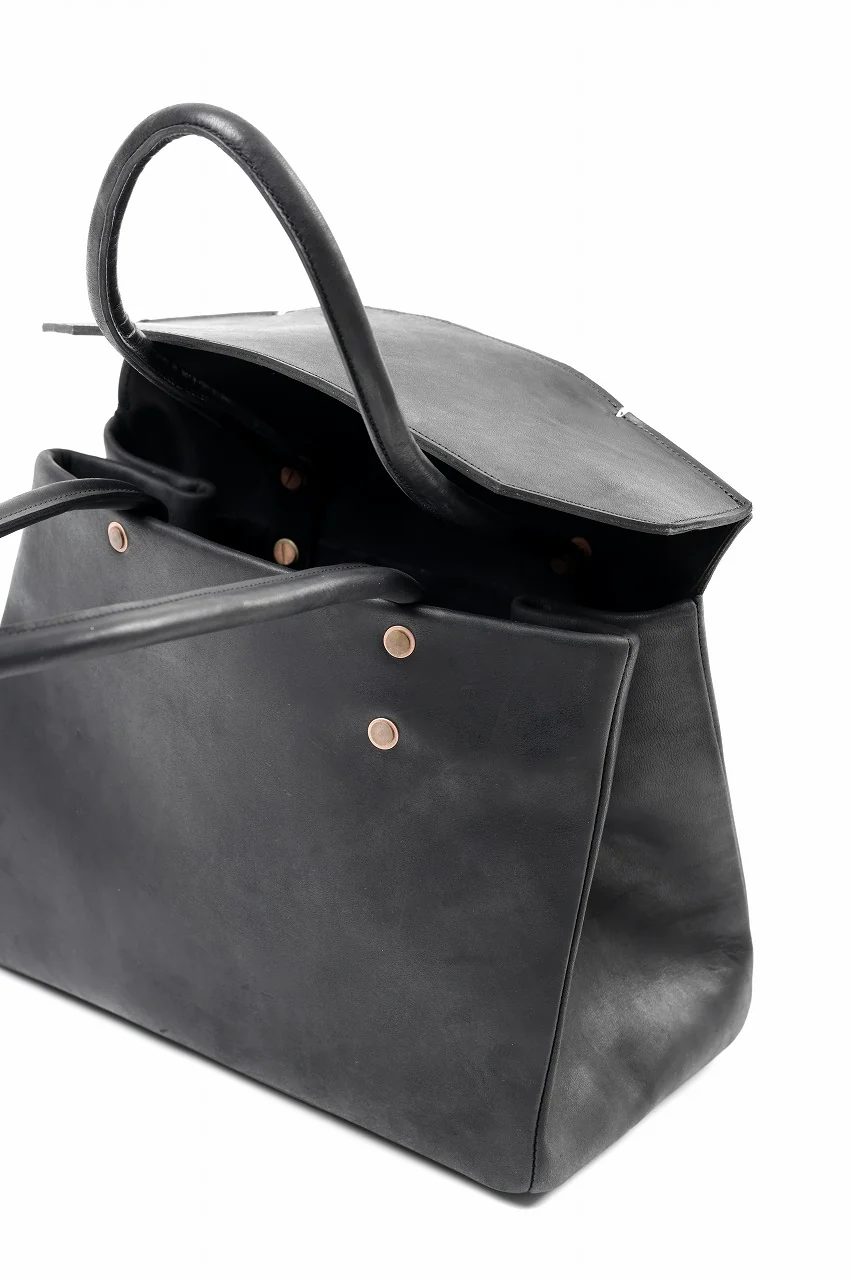 ierib exclusive TYPE-Ⅱ Bark Bag 30 / Horse Nubuck Leather (BLACK) - Image 17