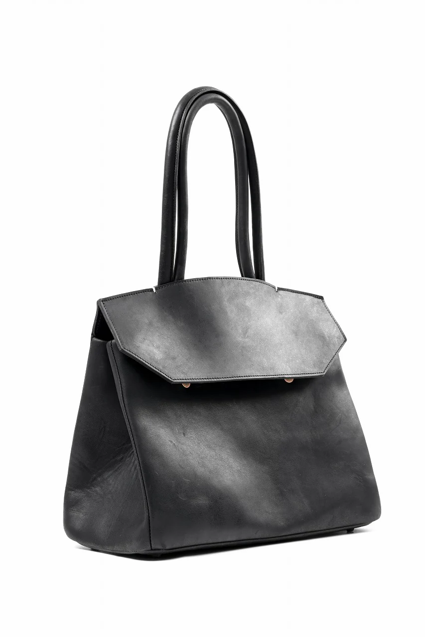 ierib exclusive TYPE-Ⅱ Bark Bag 30 / Horse Nubuck Leather (BLACK) - Image 2