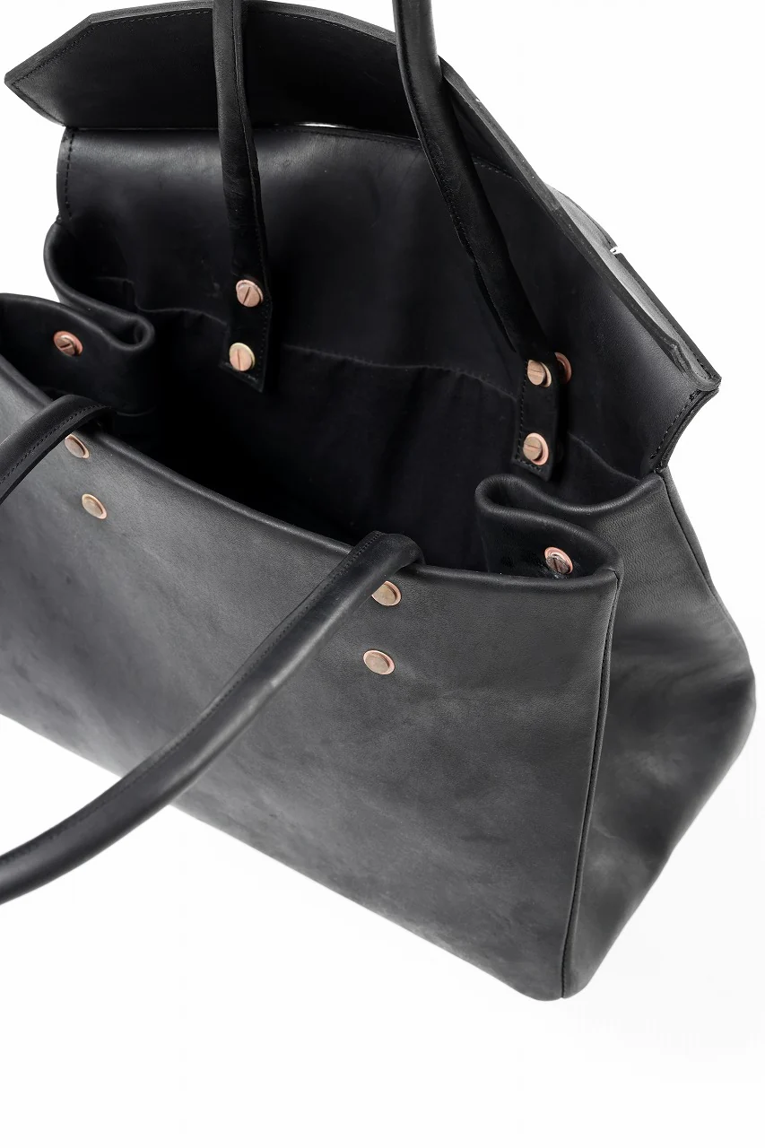 ierib exclusive TYPE-Ⅱ Bark Bag 30 / Horse Nubuck Leather (BLACK) - Image 20