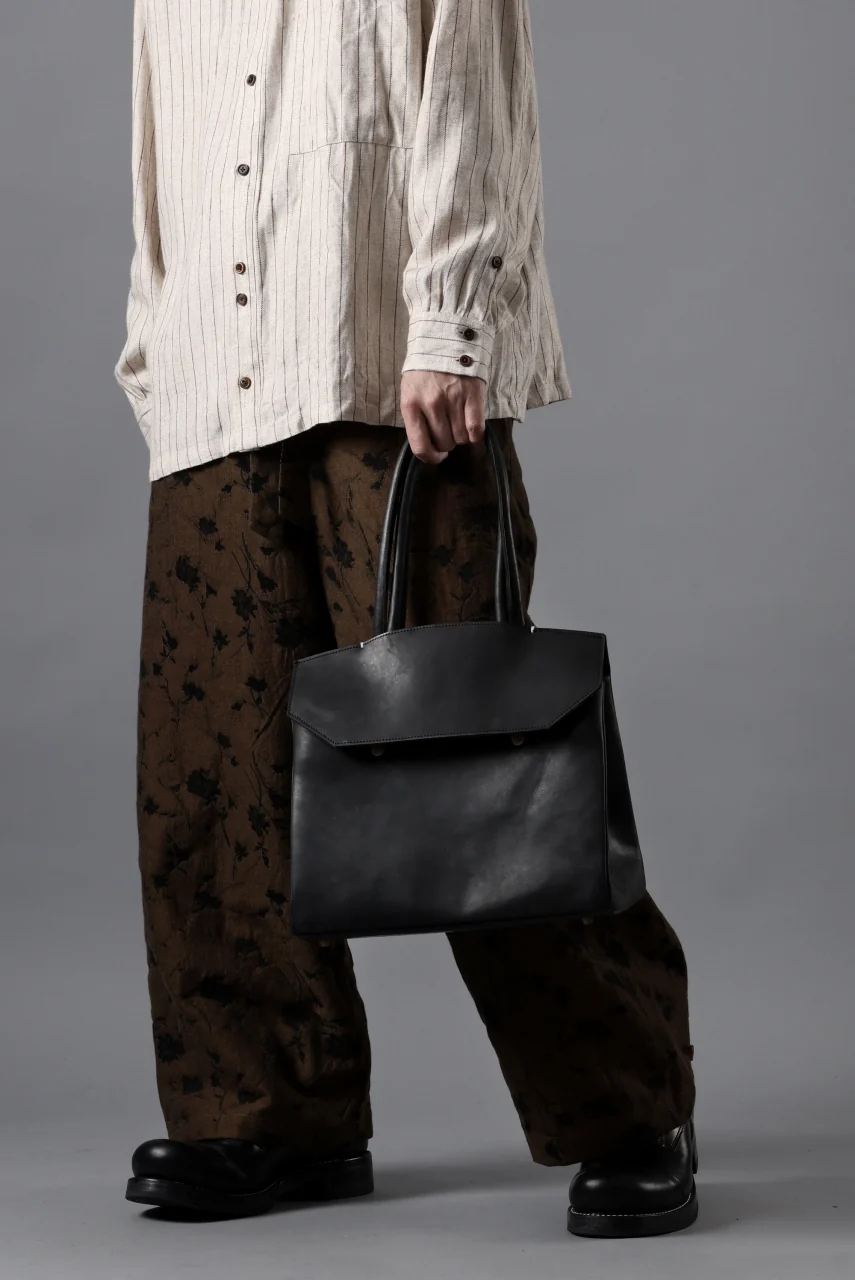 ierib exclusive TYPE-Ⅱ Bark Bag 30 / Horse Nubuck Leather (BLACK) - Image 29