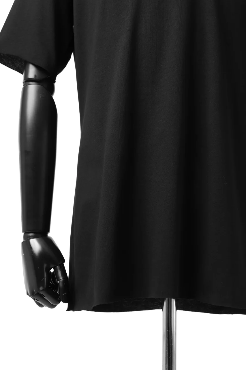 ierib exclusive raw edge Tee type-R / light jersey (BLACK) - Image 13