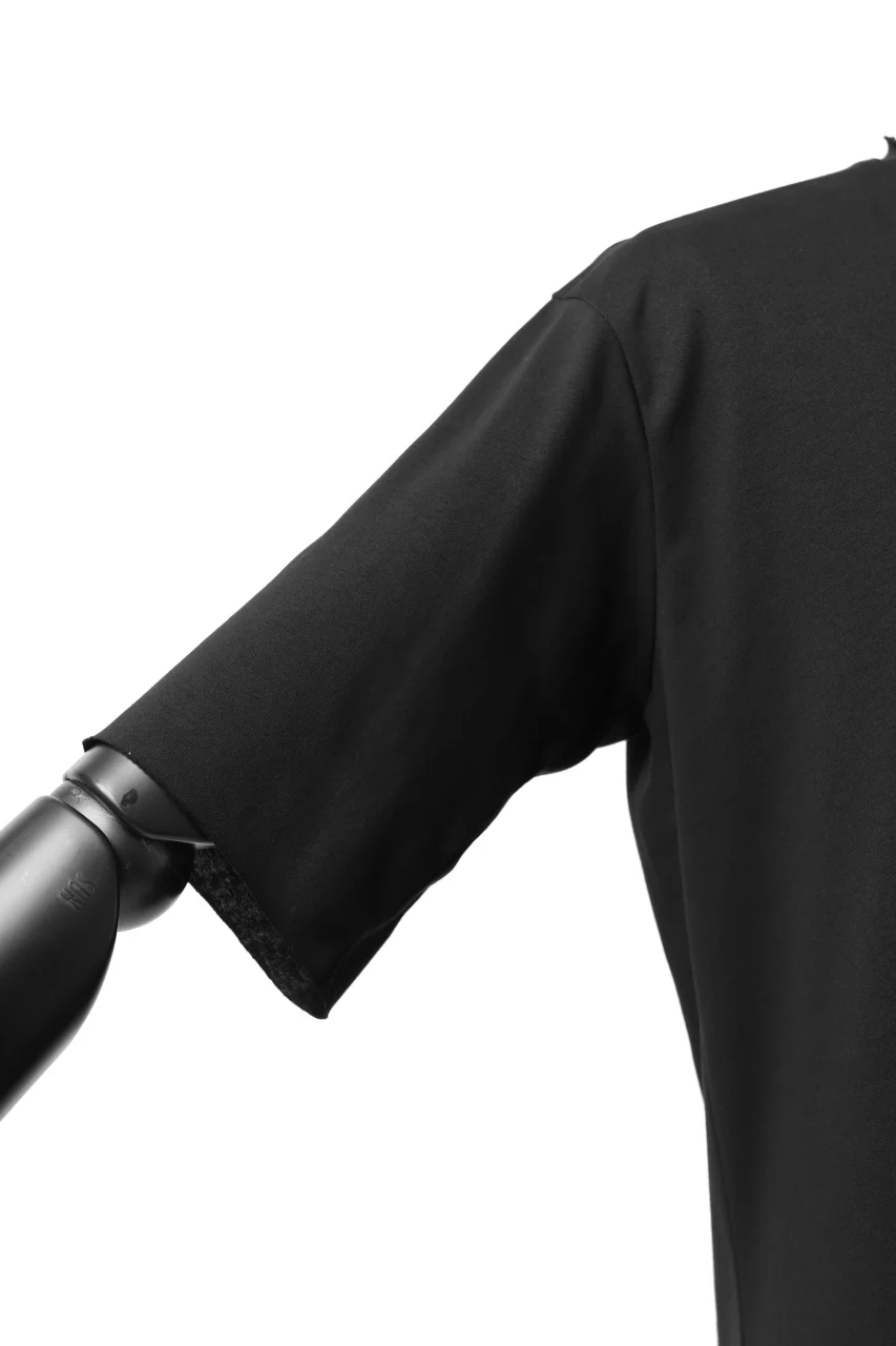 ierib exclusive raw edge Tee type-R / light jersey (BLACK) - Image 17