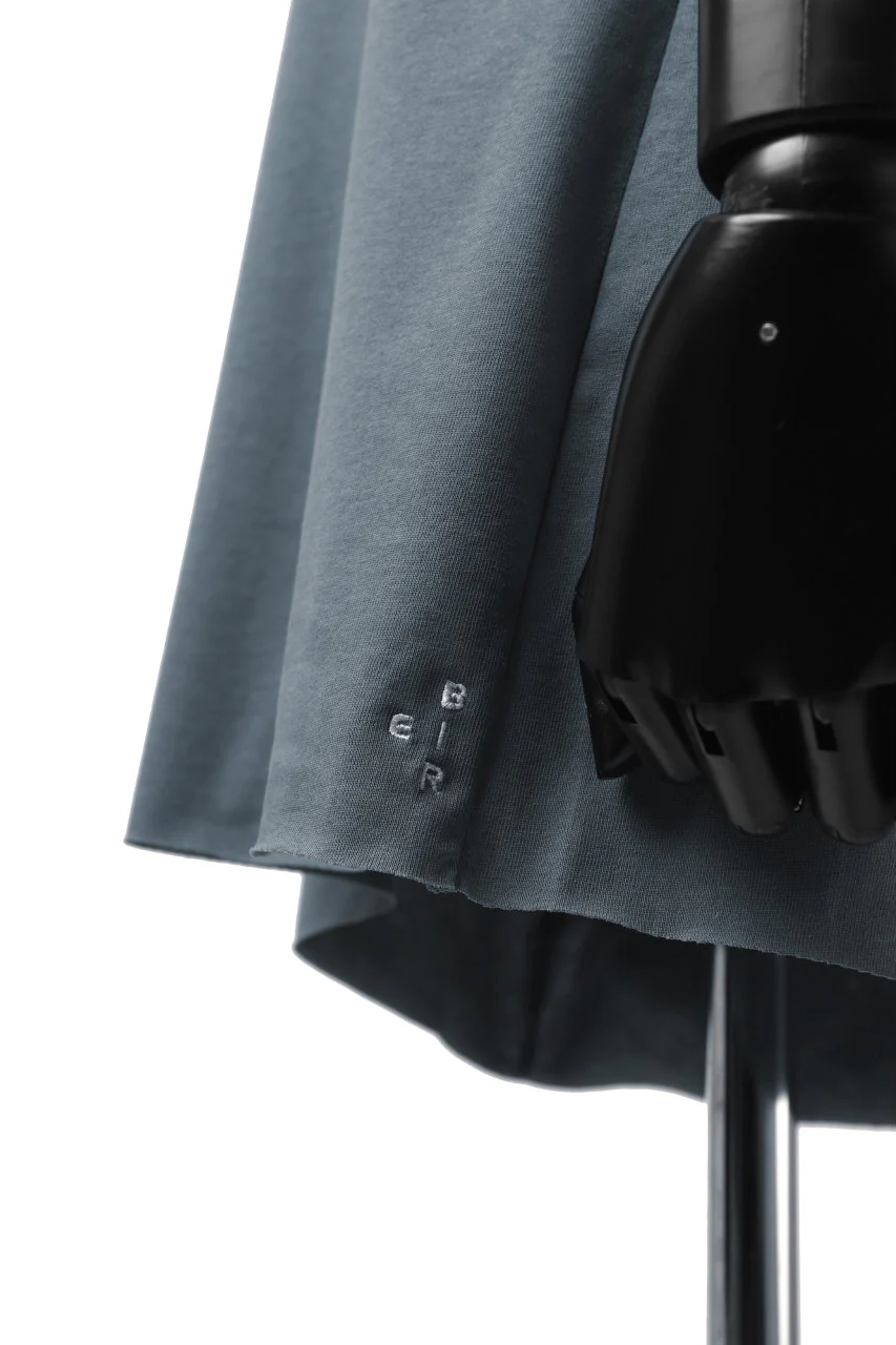 ierib exclusive raw edge Tee type-R / light jersey (BLUE GREY) - Image 19