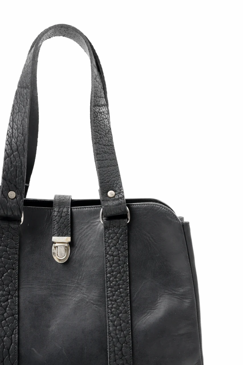 ierib exclusive Roth Bag / Horse Nubuck Leather (BLACK) - Image 10