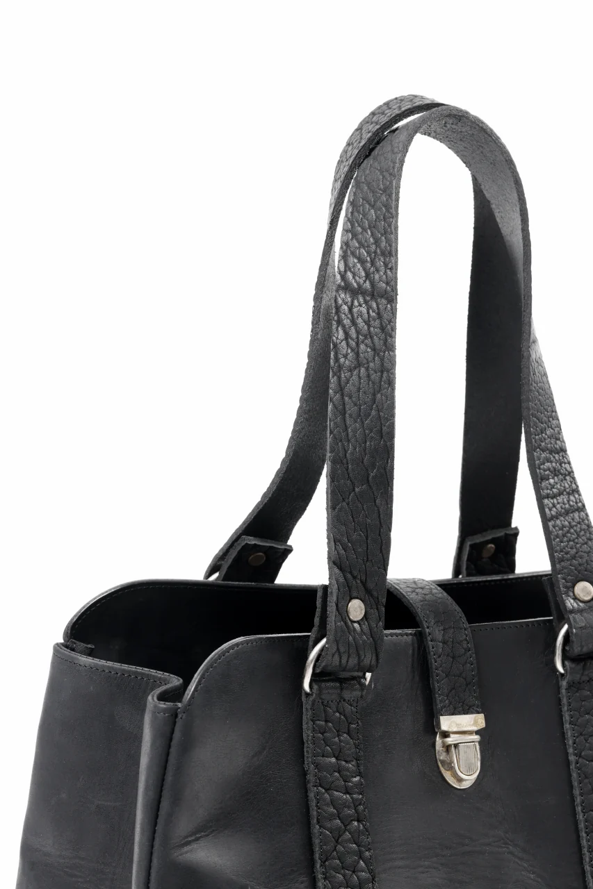 ierib exclusive Roth Bag / Horse Nubuck Leather (BLACK) - Image 11