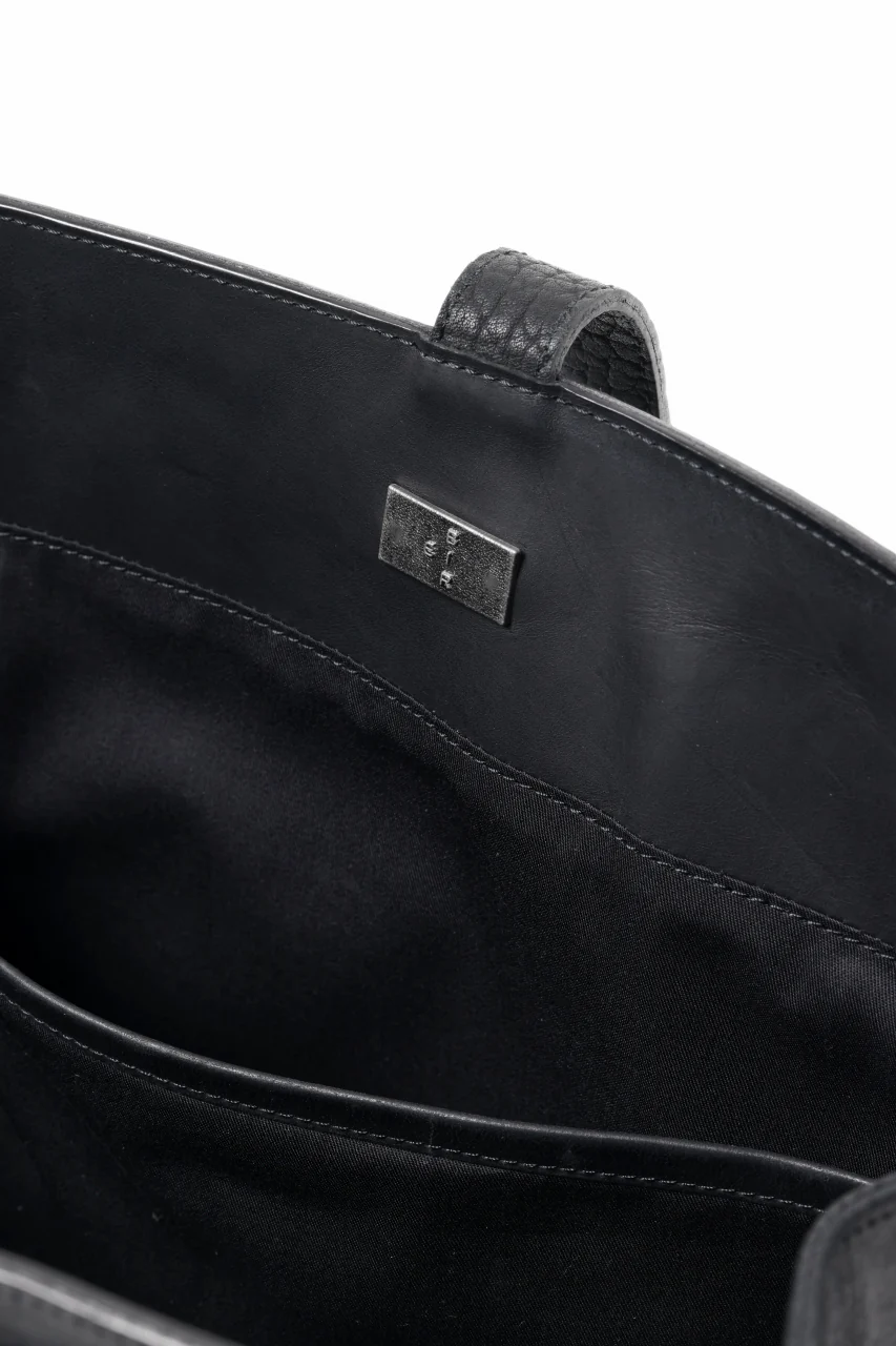 ierib exclusive Roth Bag / Horse Nubuck Leather (BLACK) - Image 16