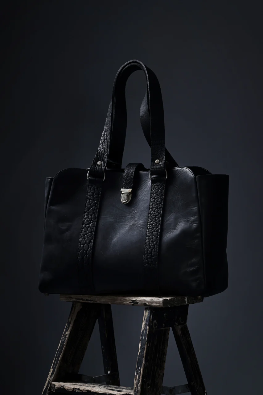 ierib exclusive Roth Bag / Horse Nubuck Leather (BLACK) - Image 21