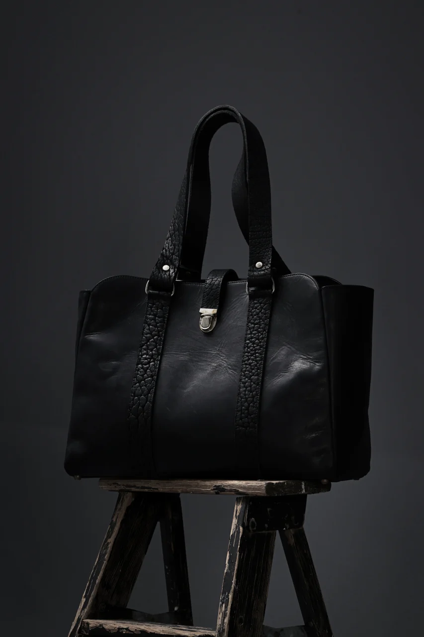ierib exclusive Roth Bag / Horse Nubuck Leather (BLACK) - Image 22
