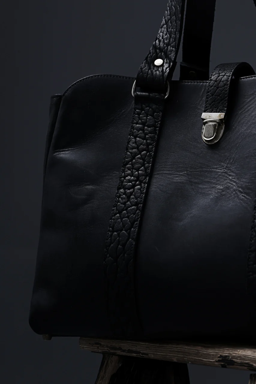 ierib exclusive Roth Bag / Horse Nubuck Leather (BLACK) - Image 26