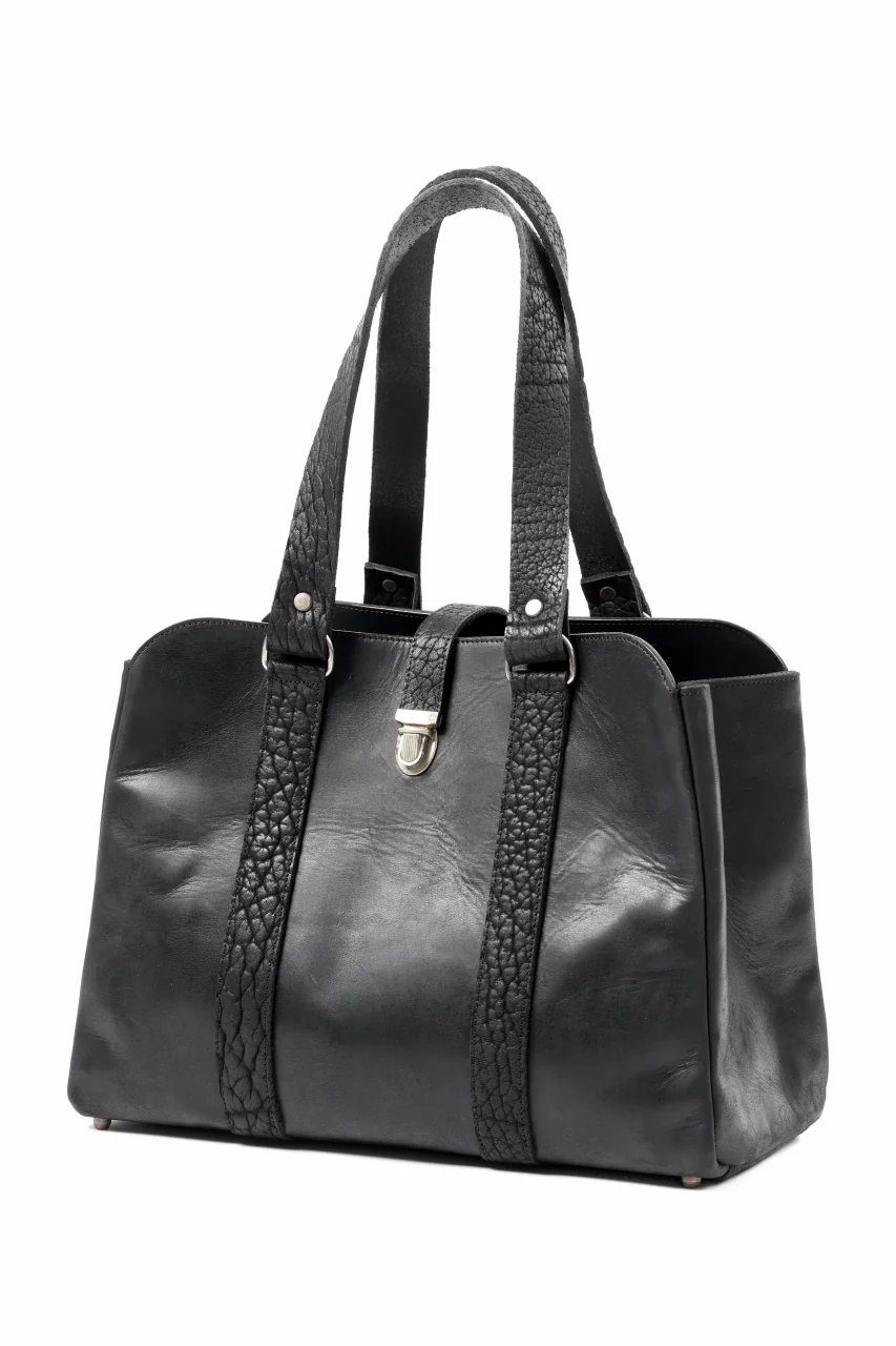 ierib exclusive Roth Bag / Horse Nubuck Leather (BLACK) - Image 4