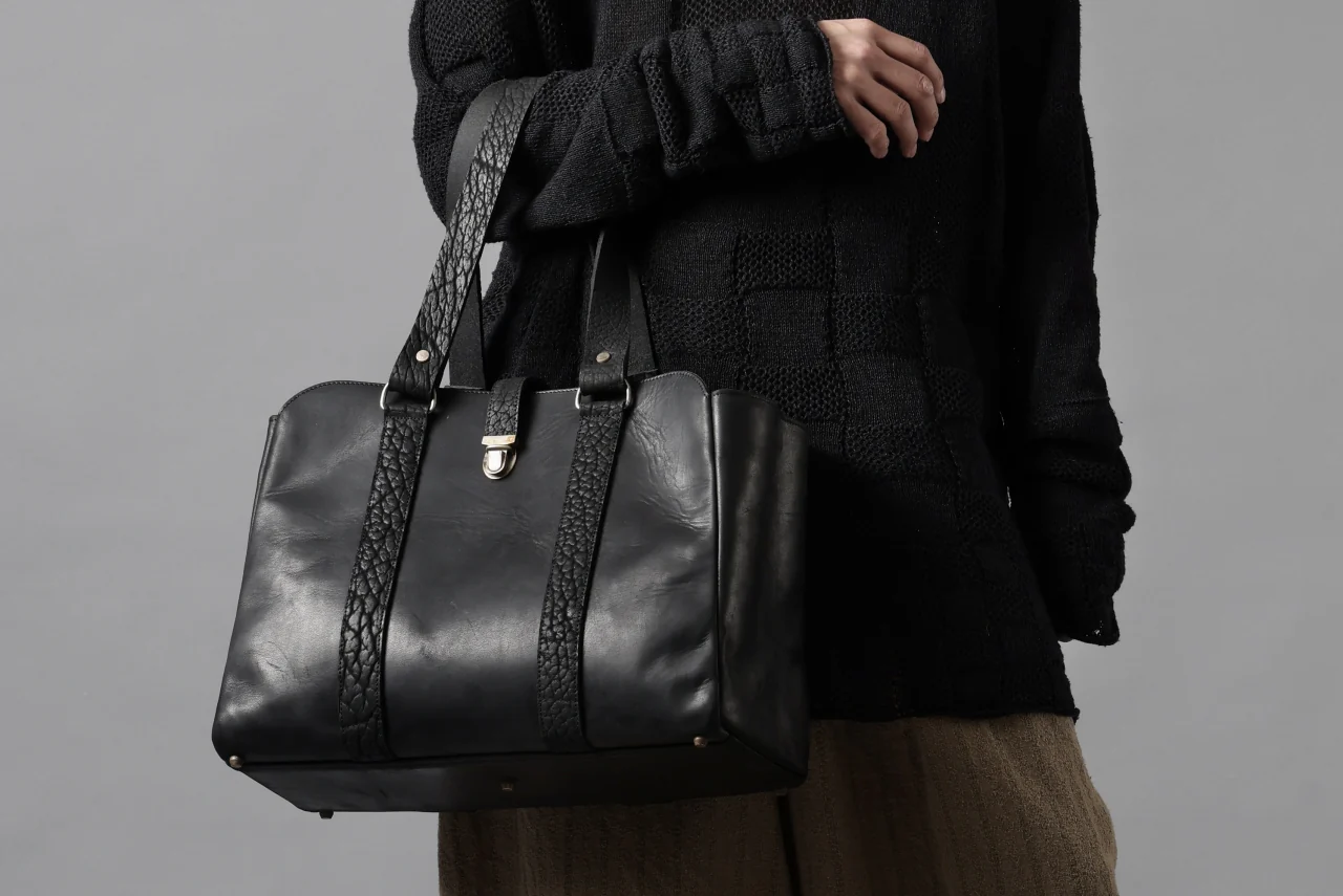 ierib exclusive Roth Bag / Horse Nubuck Leather (BLACK) - Image 45