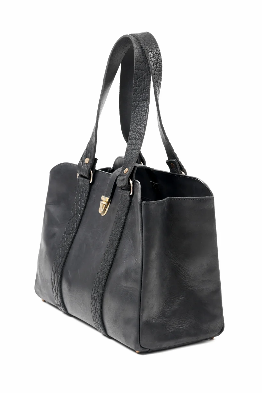 ierib exclusive Roth Bag / Horse Nubuck Leather (BLACK) - Image 6
