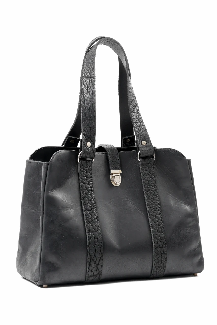 ierib exclusive Roth Bag / Horse Nubuck Leather (BLACK) - Image 9