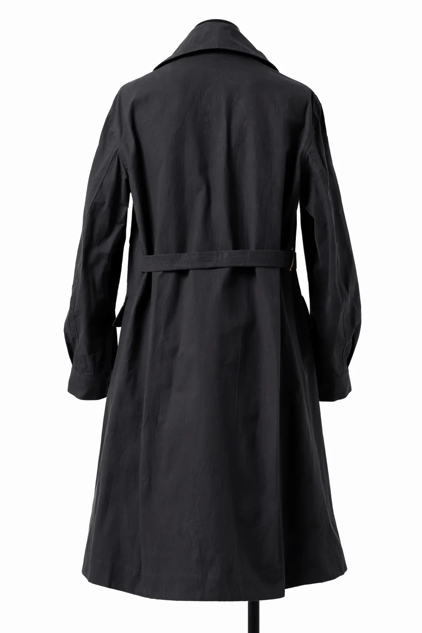 ierib exclusive storm coat 1940  / boiled waxy cotton (GREY) - Image 6