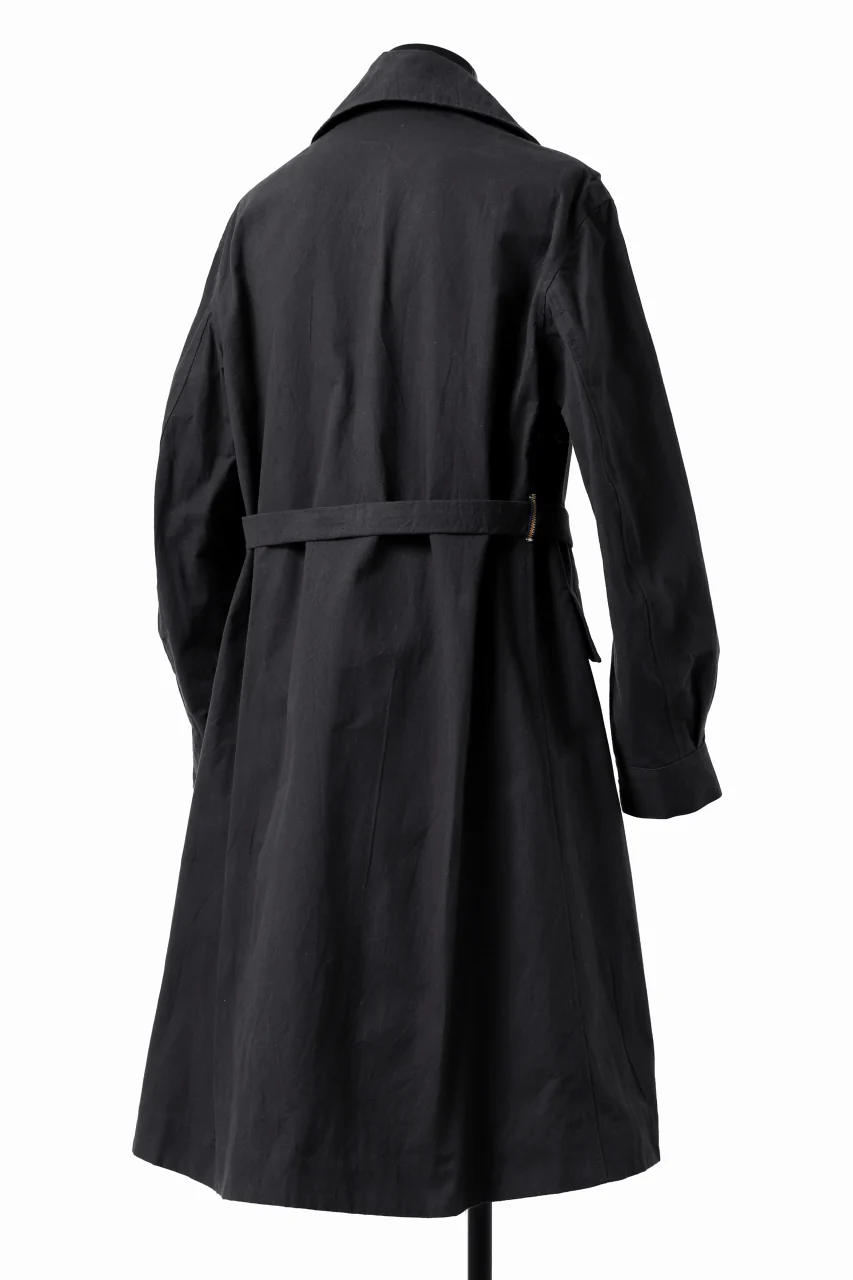 ierib exclusive storm coat 1940  / boiled waxy cotton (GREY) - Image 7