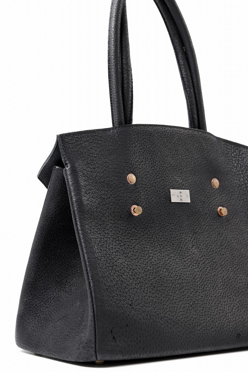 ierib exclusive TYPE-Ⅱ Bark Bag 30 / Wild Boar + Waxed Horse Butt Leather (BLACK) - Image 15