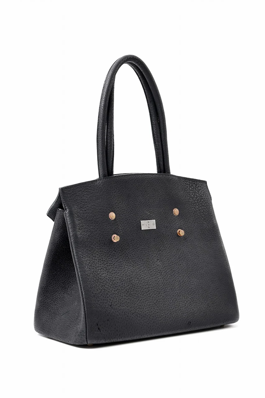 ierib exclusive TYPE-Ⅱ Bark Bag 30 / Wild Boar + Waxed Horse Butt Leather (BLACK) - Image 6
