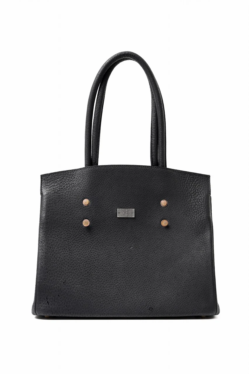 ierib exclusive TYPE-Ⅱ Bark Bag 30 / Wild Boar + Waxed Horse Butt Leather (BLACK) - Image 7
