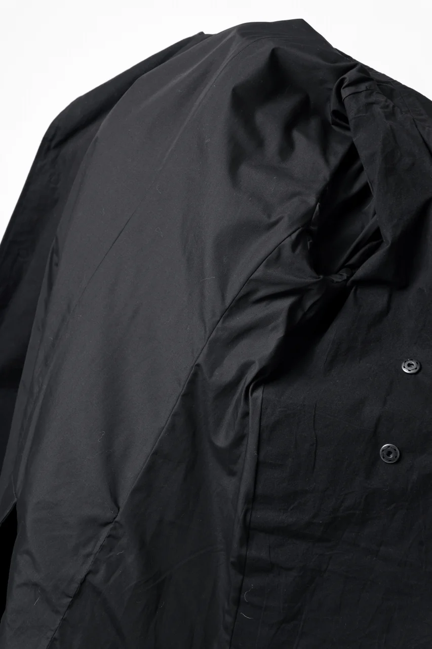 ierib exclusive military coat / boiled waxy cotton (BLACK) - Image 23