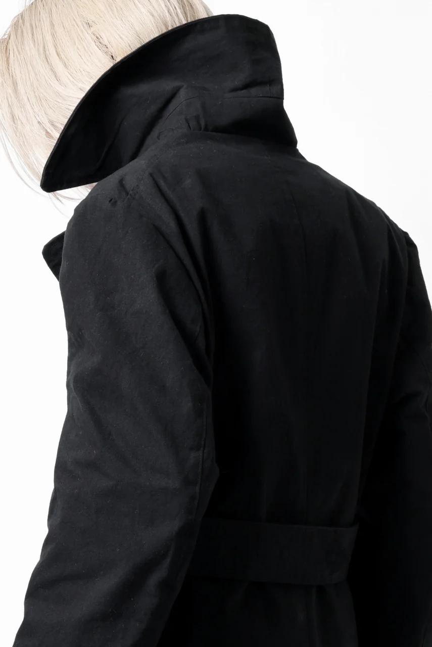 ierib exclusive military coat / boiled waxy cotton (BLACK) - Image 50