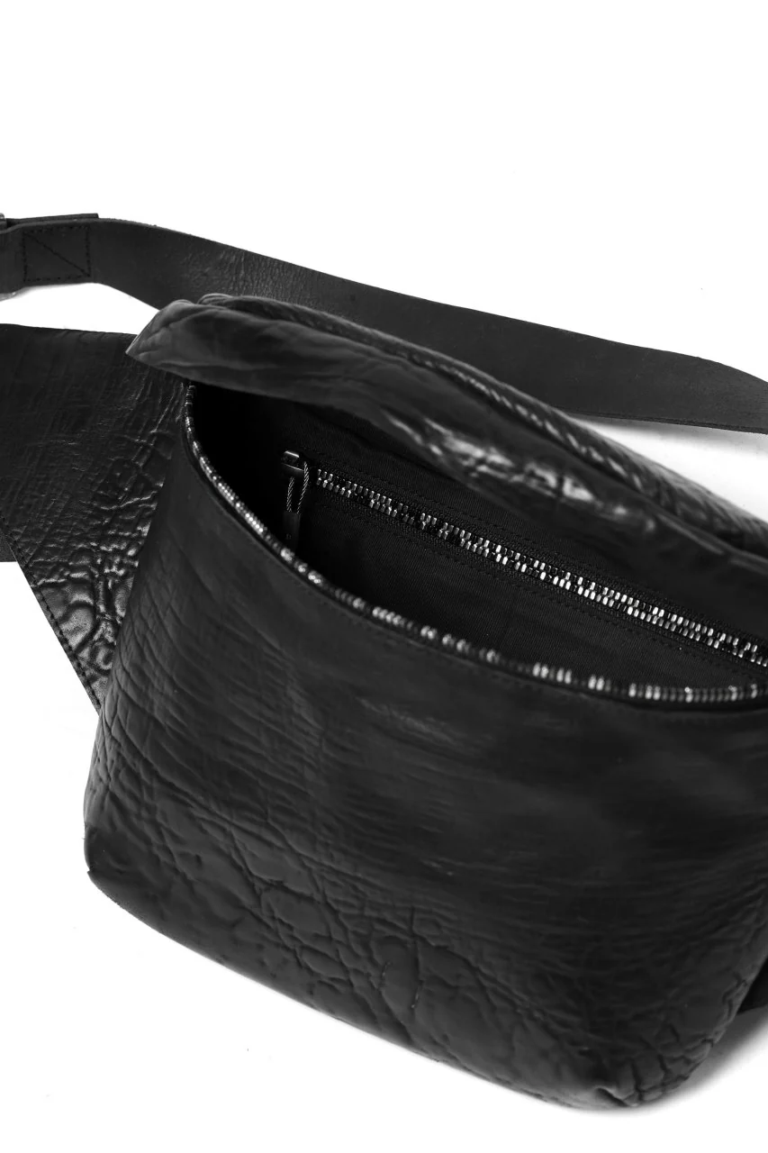 ierib exclusive waist body bag / waxy JP culatta (BLACK) - Image 14