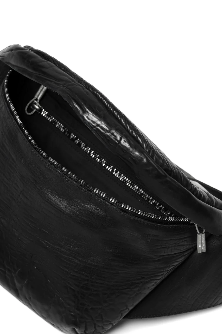ierib exclusive waist body bag / waxy JP culatta (BLACK) - Image 15