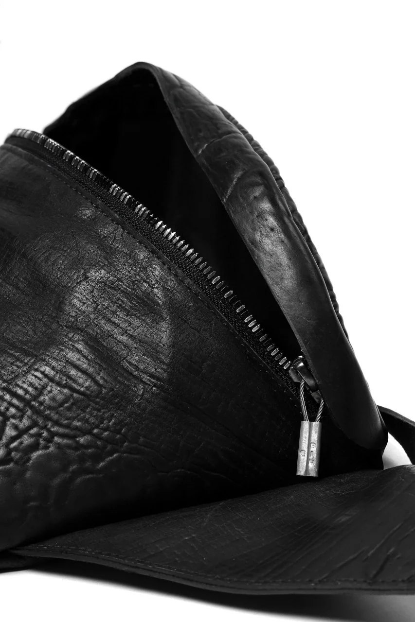 ierib exclusive waist body bag / waxy JP culatta (BLACK) - Image 16