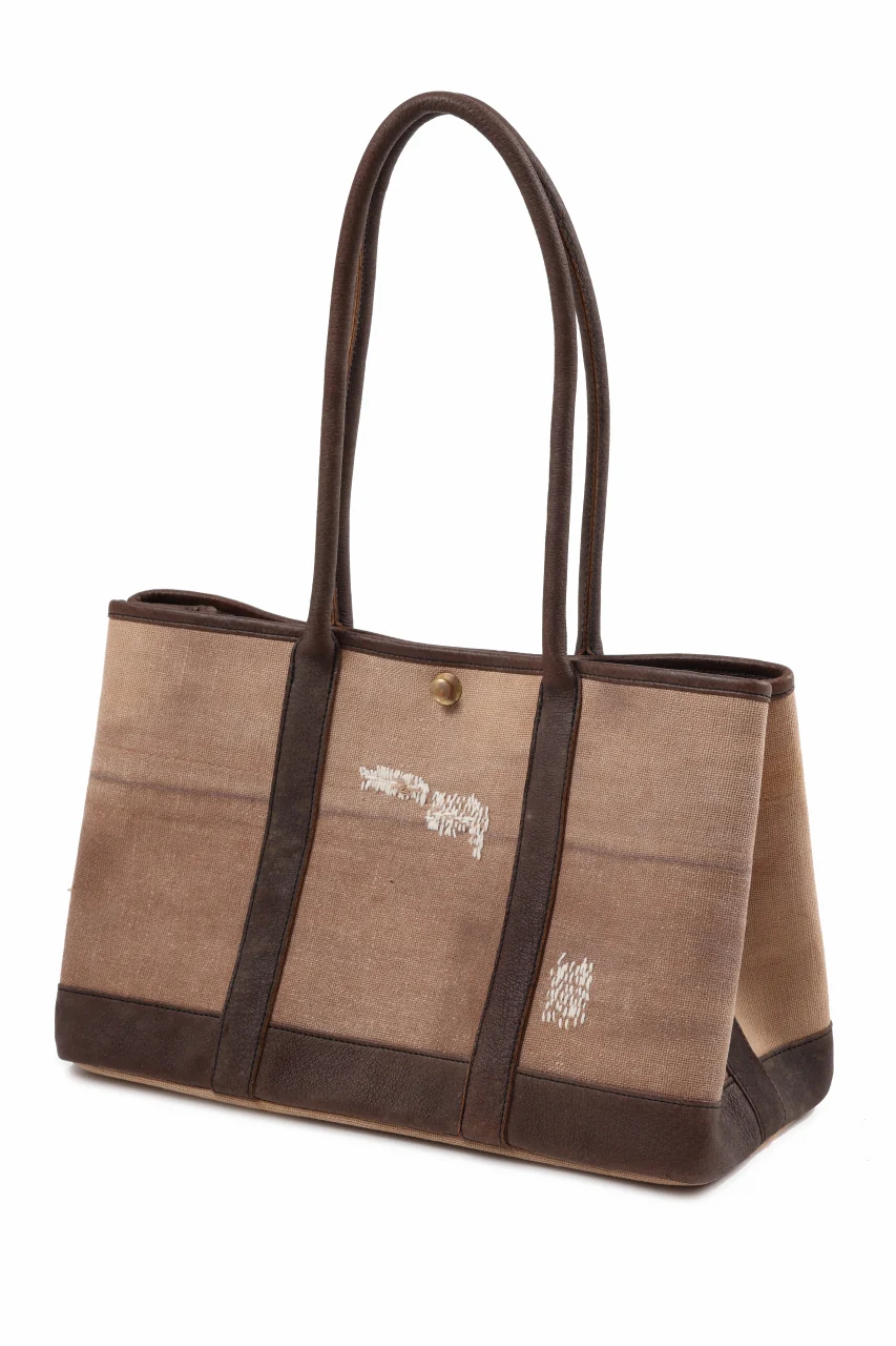 ierib GP Tote Bag / Vintage SAKABUKURO (BROWN) - Image 2