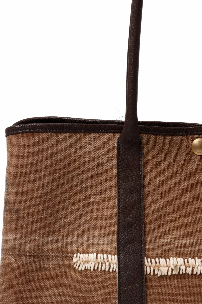 ierib GP Tote Bag / Vintage SAKABUKURO (BROWN) - Image 11