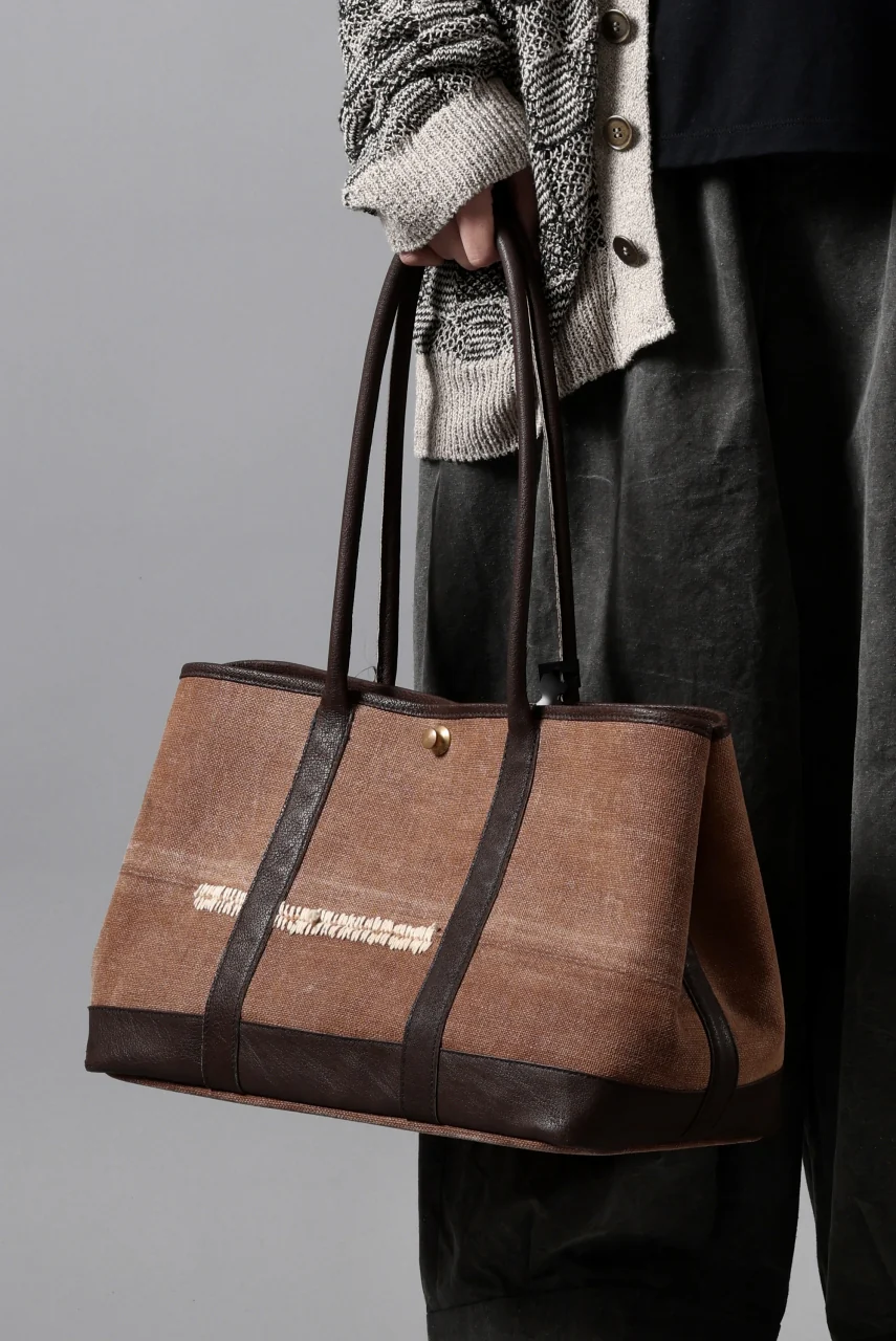 ierib GP Tote Bag / Vintage SAKABUKURO (BROWN) - Image 23