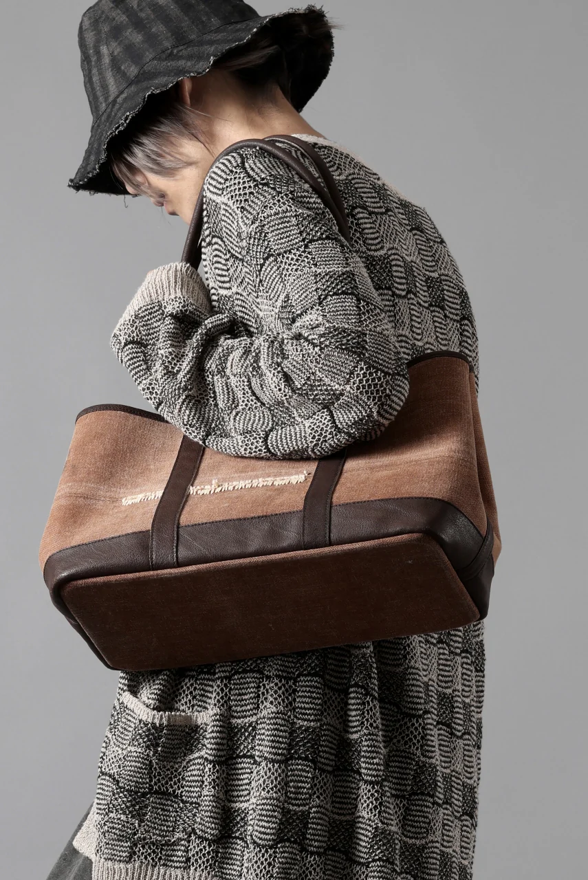 ierib GP Tote Bag / Vintage SAKABUKURO (BROWN) - Image 25