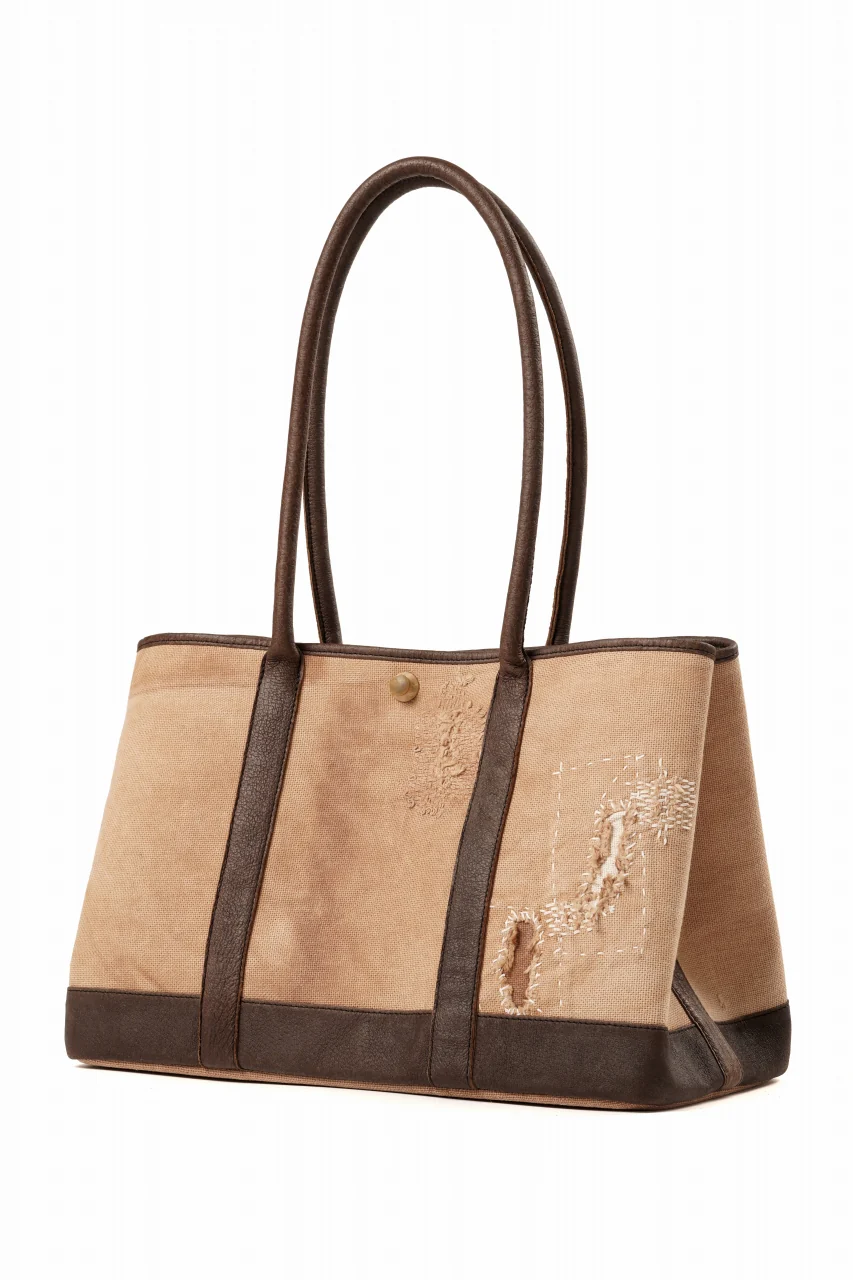 ierib GP Tote Bag / Vintage SAKABUKURO (BROWN #A) - Image 2