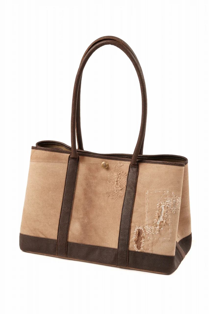 ierib GP Tote Bag / Vintage SAKABUKURO (BROWN #A) - Image 3