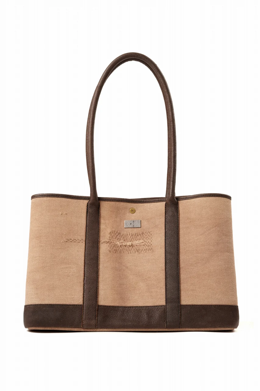 ierib GP Tote Bag / Vintage SAKABUKURO (BROWN #A) - Image 5