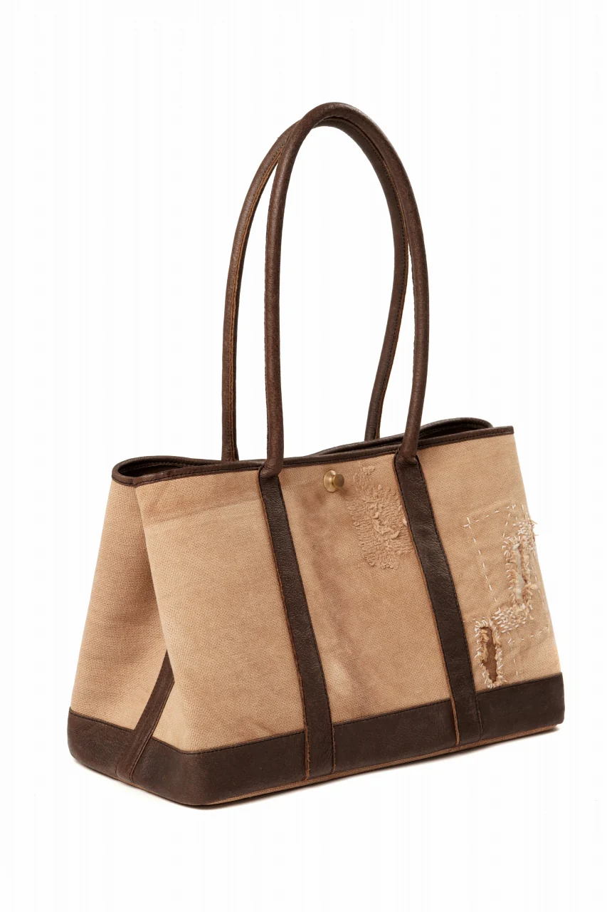 ierib GP Tote Bag / Vintage SAKABUKURO (BROWN #A) - Image 6