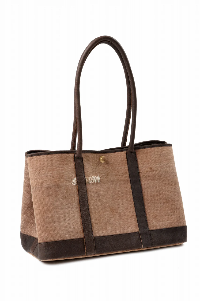 ierib GP Tote Bag / Vintage SAKABUKURO (BROWN #B) - Image 5
