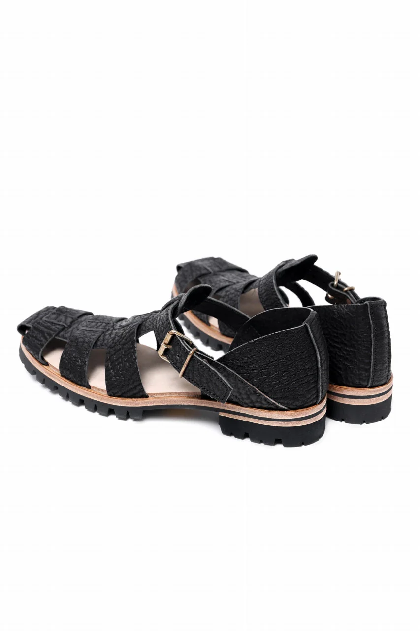 ierib Gurkha Sandals / Kesennuma Shark (BLACK) - Image 10