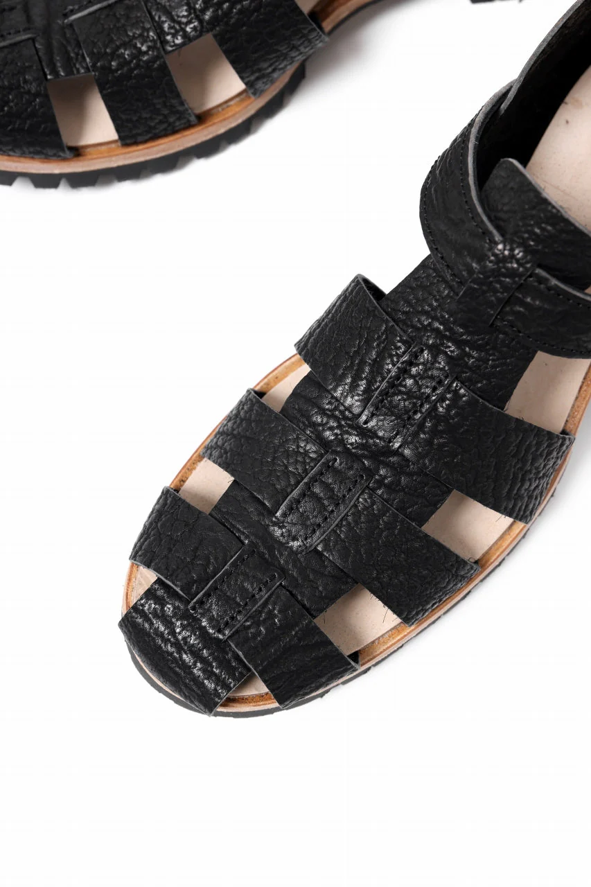 ierib Gurkha Sandals / Kesennuma Shark (BLACK) - Image 13