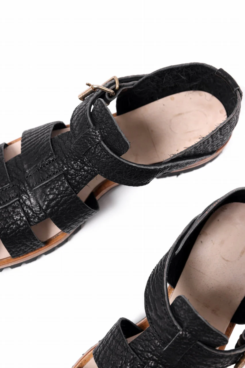 ierib Gurkha Sandals / Kesennuma Shark (BLACK) - Image 14