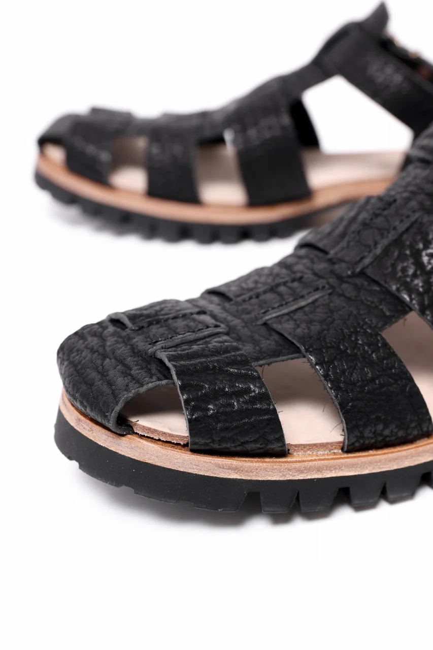 ierib Gurkha Sandals / Kesennuma Shark (BLACK) - Image 17