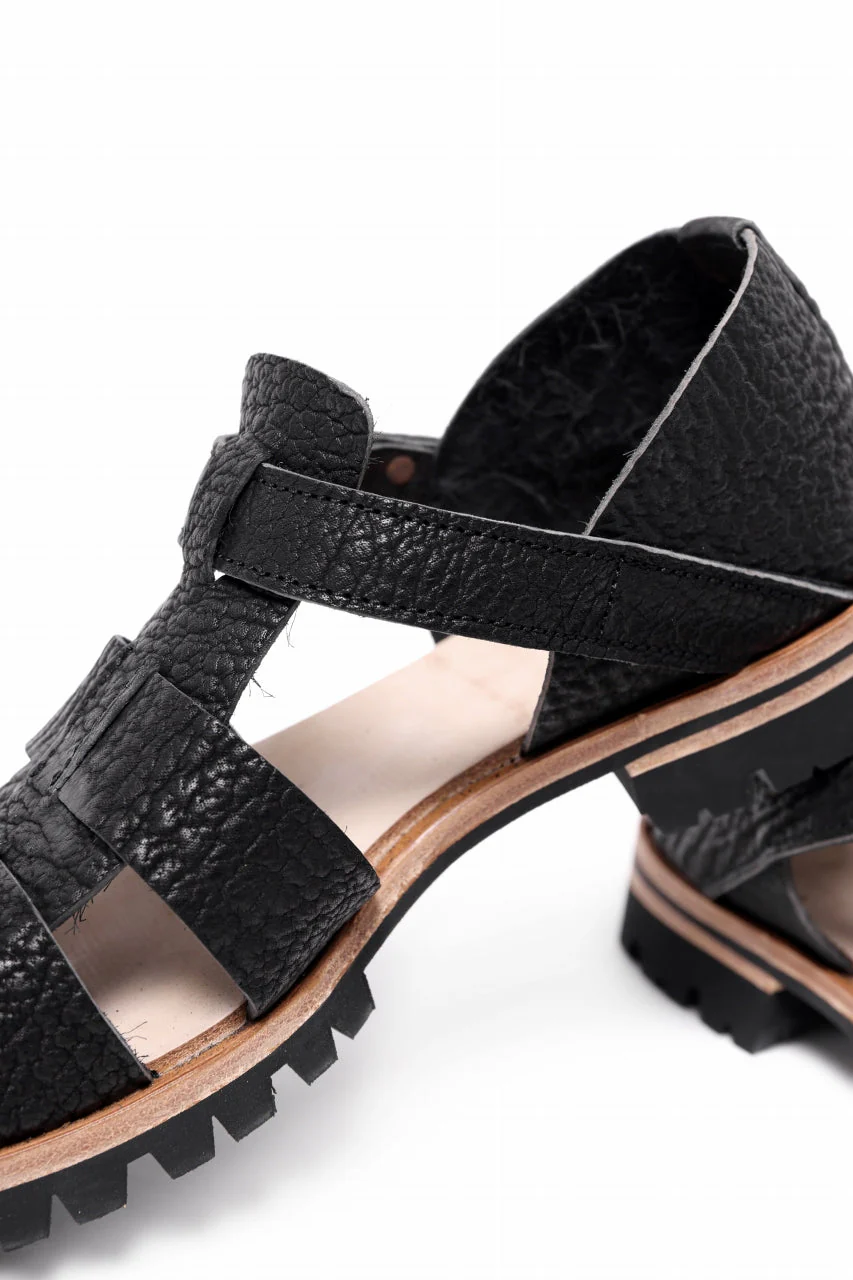 ierib Gurkha Sandals / Kesennuma Shark (BLACK) - Image 19