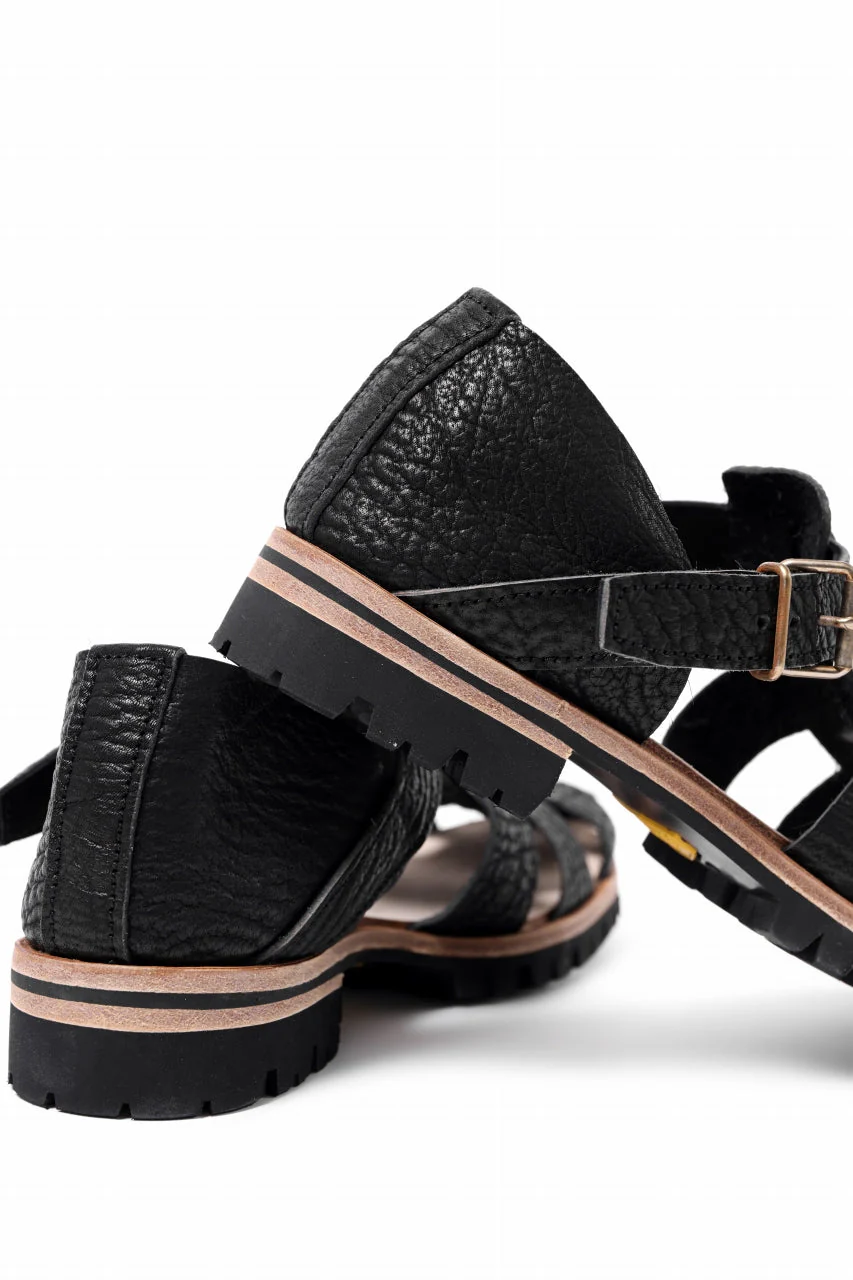 ierib Gurkha Sandals / Kesennuma Shark (BLACK) - Image 23