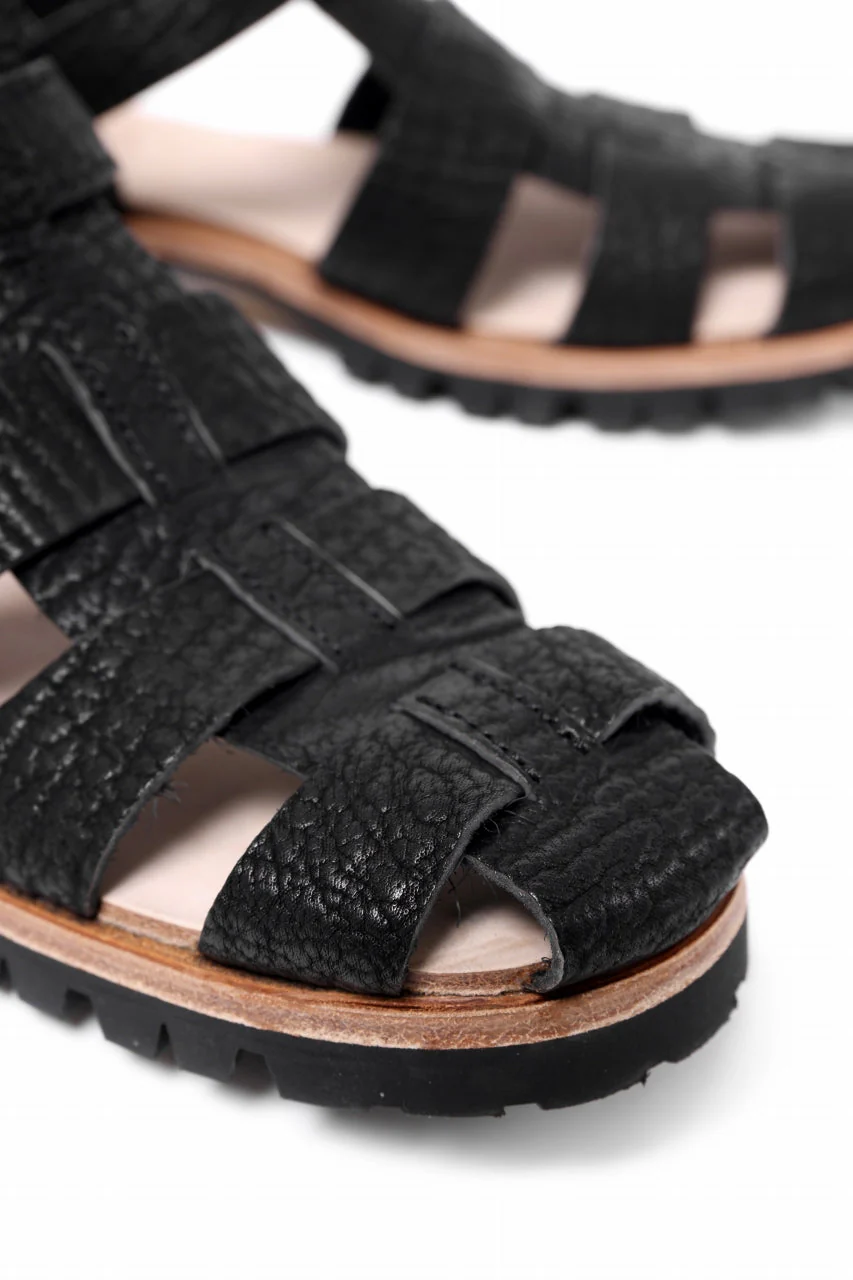 ierib Gurkha Sandals / Kesennuma Shark (BLACK) - Image 25