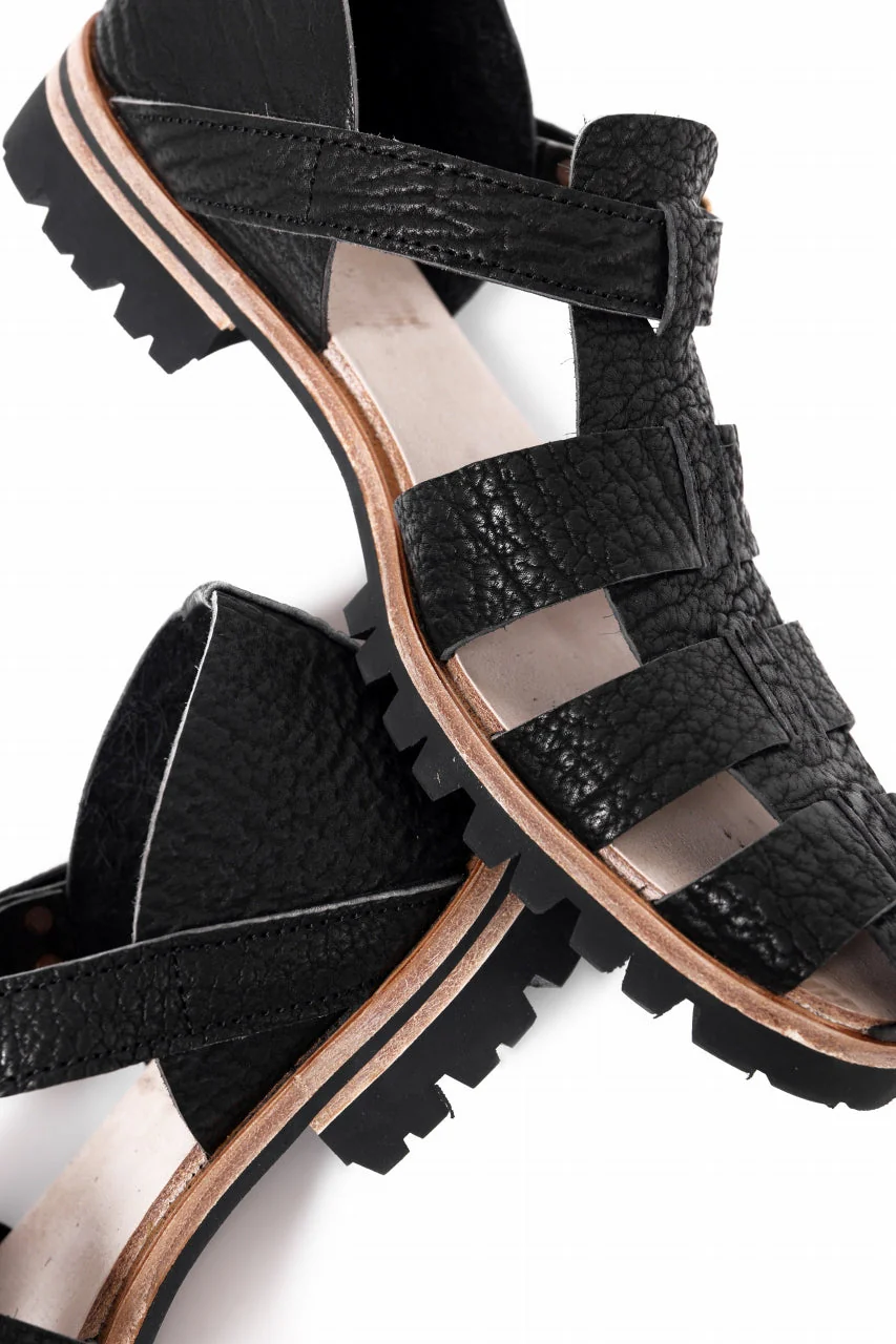 ierib Gurkha Sandals / Kesennuma Shark (BLACK) - Image 26