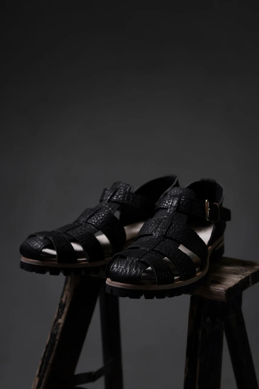 ierib Gurkha Sandals / Kesennuma Shark (BLACK) - Image 27