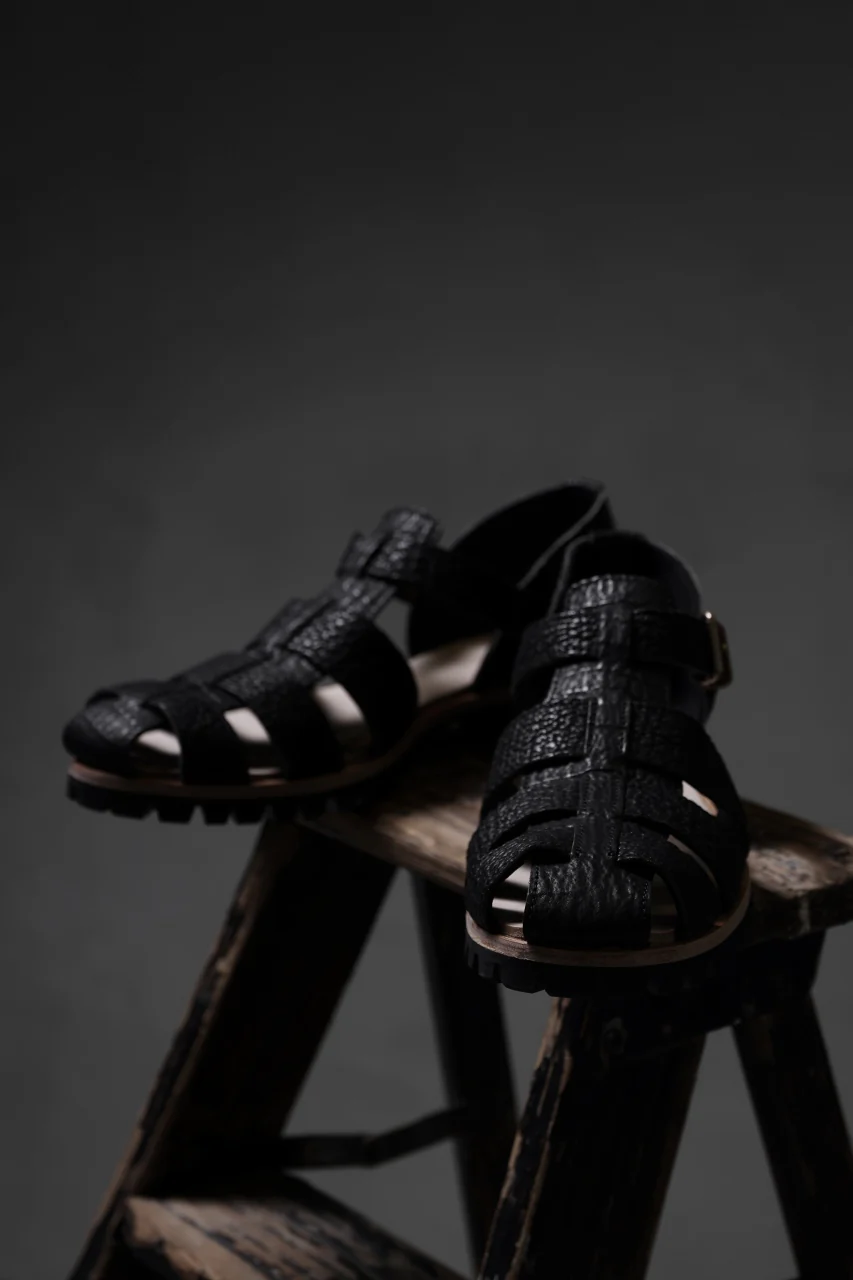 ierib Gurkha Sandals / Kesennuma Shark (BLACK) - Image 28