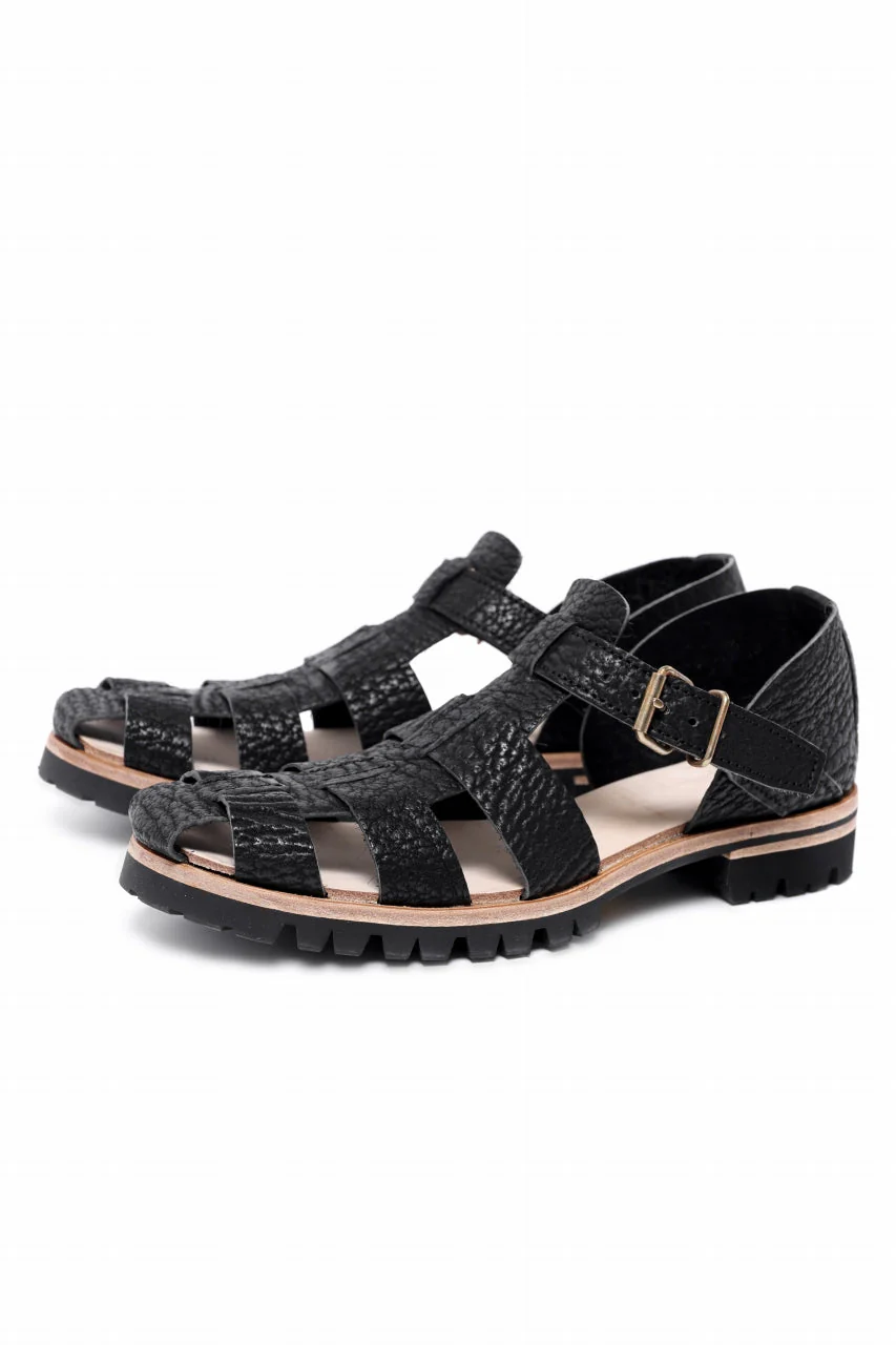 ierib Gurkha Sandals / Kesennuma Shark (BLACK) - Image 3